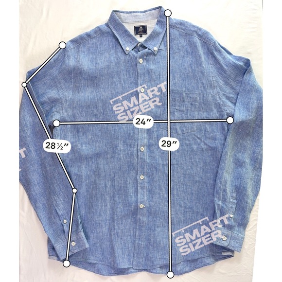 Star Clippers Men XL 100% Linen Button Down Shirt Coastal Resort Vacation Casual - Picture 5 of 8